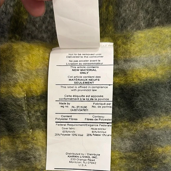 Karma Living throw blanket EUC - Picture 5 of 6